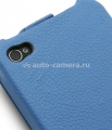 Кожаный чехол для iPhone 5 / 5S Melkco Premium Leather Case - Jacka Type, цвет Blue LC
