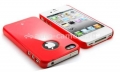 Пластиковый чехол на заднюю крышку iPhone 4 и 4S SGP Ultra Thin Air Vivid Series, цвет красный (SGP08380)
