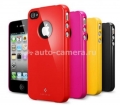 Пластиковый чехол на заднюю крышку iPhone 4 и 4S SGP Ultra Thin Air Vivid Series, цвет красный (SGP08380)