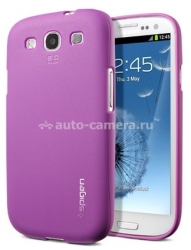 Чехол на заднюю крышку Samsung Galaxy S3 (i9300) SGP Modello Series, цвет фиолетовый (SGP09252)
