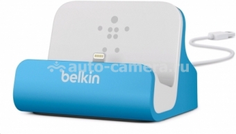 Док-станция для iPhone 5 / 5S Belkin Charge + Sync Dock, цвет blue (F8J045btBLU)