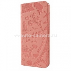 Кожаный чехол для iPhone 6 Ozaki O!coat Travel case, цвет Paris (OC569PR)