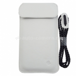 Кожаный чехол-кармашек для iPhone 6 DRACO 6 leather sleeve case, цвет White (DR60LESC-WH)
