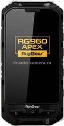 Мобильный телефон с максимальной степенью защиты RugGear RG960 Apex, цвет черный